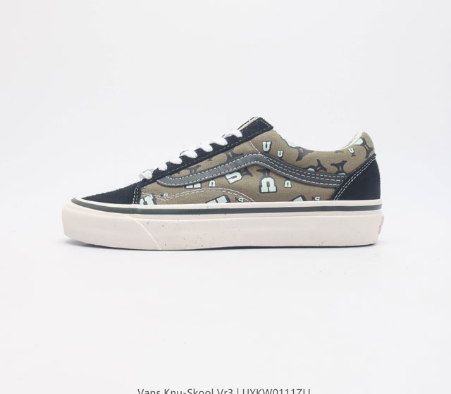 Vans Knu-Skool Vr3 Lx logo Vans knuskool imranpotato og 35-44 Uykw0111Zll