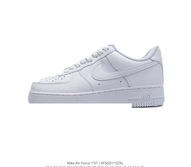 Nike Air Force 1 07 af1 force 1 Cw2288 111 : 35.5 36 36.5 37.5 38 38.5 39 40 40