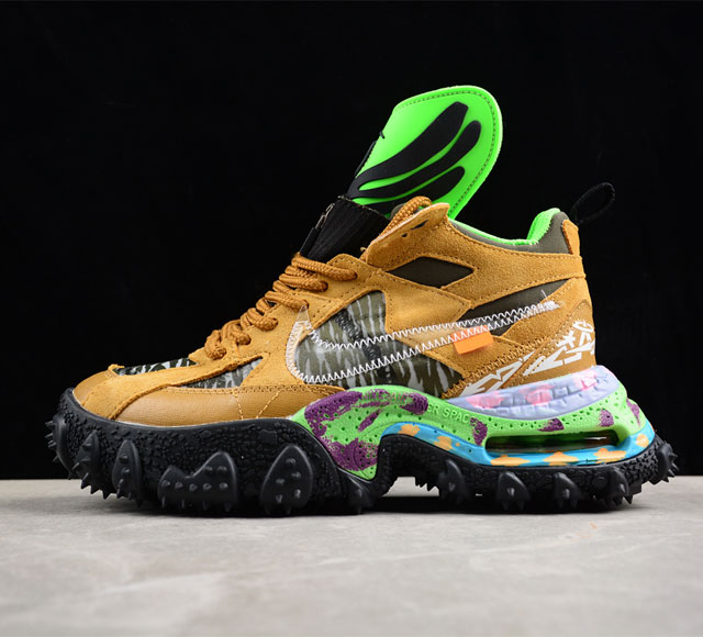 Off-White X Nike Acg Air Terra Forma : Dq1615-700 swoosh off-White Fornike Terr