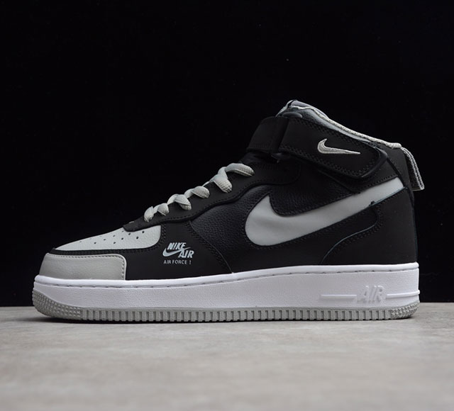 Nk Air Force 1 Lv8 Shadow Grey logo3M Bq6819-008 36 36.5 37.5 38 38.5 39 40 40.5