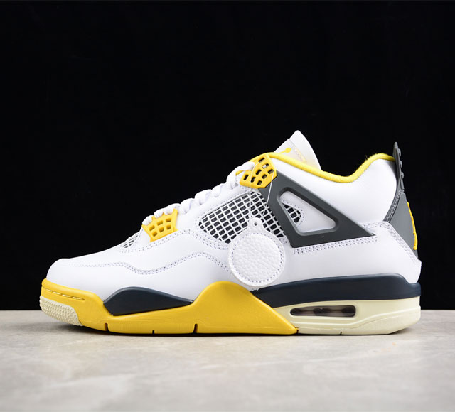 Air Jordan 4 Retro Vivid Sulfur Aj4 4 Aq9129-101 40 40.5 41 42 42.5 43 44 44.5 4