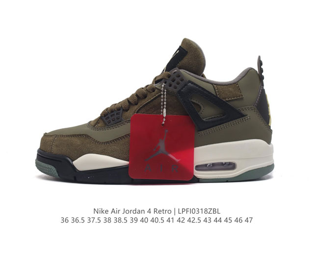 Nike Air Jordan 4 Retro Og aj4 4 Air Sole Fb9927-200 36-47 Lpfi0318Zbl