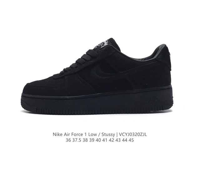 Stussy X Nike Air Force 1 '07 Cz9084-200 36 37.5 38 39 40 41 42 43 44 45 Vcyj03