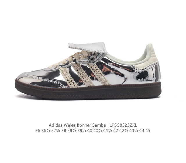 Wales Bonner X Ad Originals Samba Classic Silver Metallic Ig8181 36 36 37 38 38