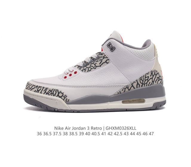 Aj3 Nike Air Jordan 3 Retro Se 3 3 Aj 1988 Nike Air Ct8532-106 36-47 Ghxm0326