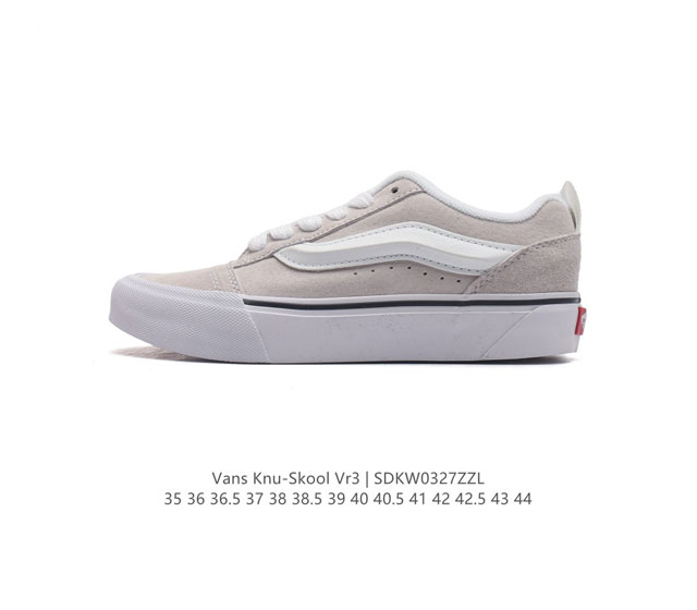 Vans Knu-Skool Vr3 Lx logo 2023 Vans knuskool imranpotato og 35-44 Sdkw0327Zzl