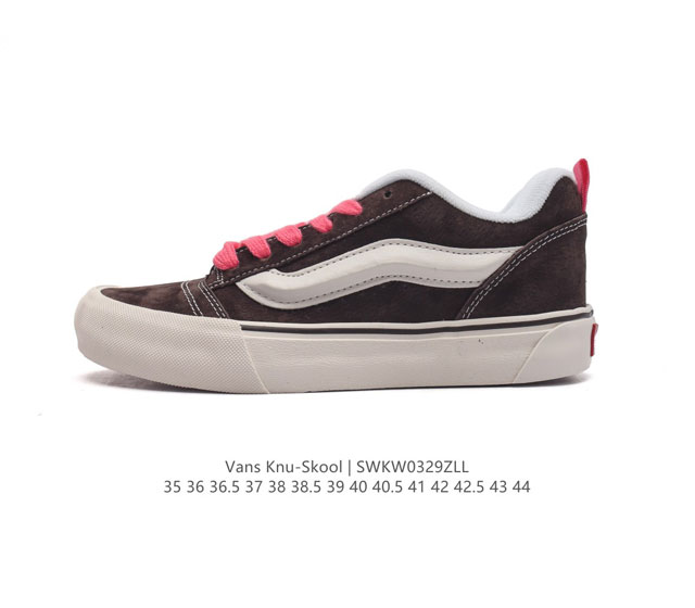 Vans Knu-Skool Vr3 Lx logo 2023 Vans knuskool imranpotato og 35-44 Swkw0329Zll