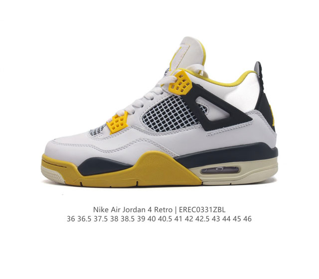 Nike Air Jordan 4 Retro Og aj4 4 Air Sole Aq9129-101 36 36.5 37.5 38 38.5 39 40