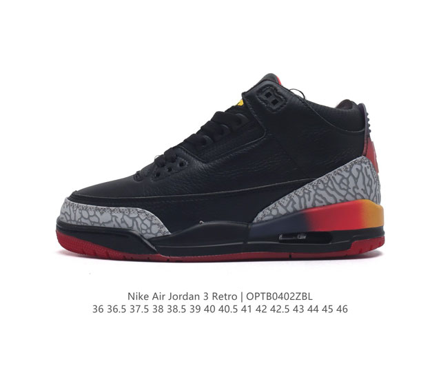 Aj3 Nike Air Jordan 3 Retro Se 3 3 Aj 1988 Nike Air Ct8532-166 36-46 Optb0402Zb