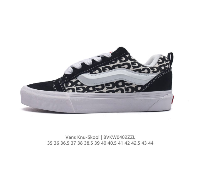 Vans Knu-Skool Vr3 Lx logo 2023 Vans knuskool imranpotato og 35-44 Bvkw0402Zzl