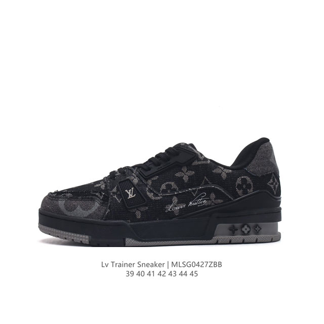 Louis Vuitton Lv zp 3D logo lv louis Vuitton Trainer Sneaker Low 39-45 D