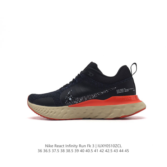 Nike React Infinity Run Fk 3 Prm Nike React Flyknit Flyknit Dz3014-002 36-45 Iu