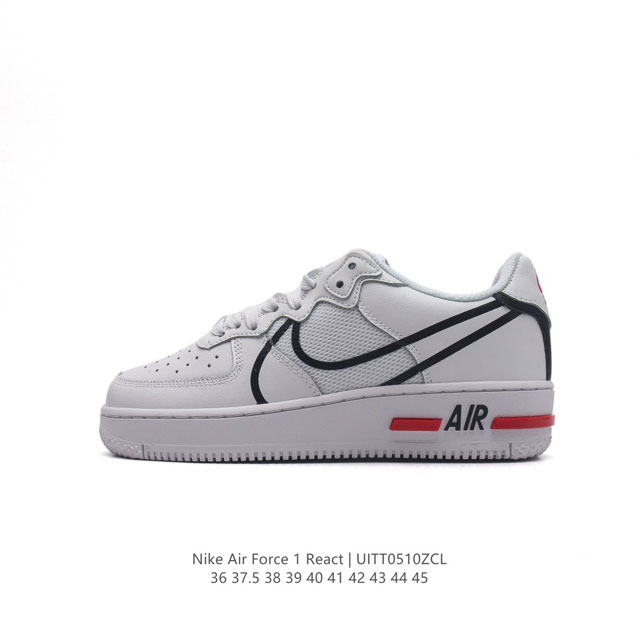 Nike Air Force 1 React Qs force 1 315122 : 36 37.5 38 39 40 41 42 43 44 45 Uitt