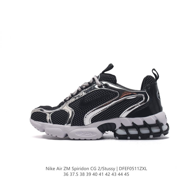 zoom stussy X Nike Air Zoom Spiridon Caged 2 2 Cq5486-200 36 37.5 38 39 40 41 4