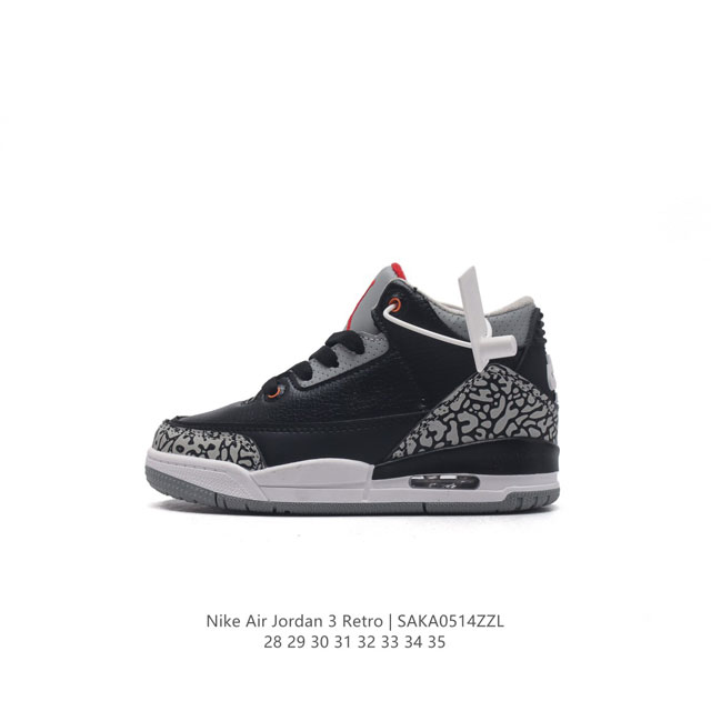 Aj3 Nike Air Jordan 3 Retro Se 3 3 Aj 1988 Nike Air Fn0344-901 28-35 Saka0514Zz