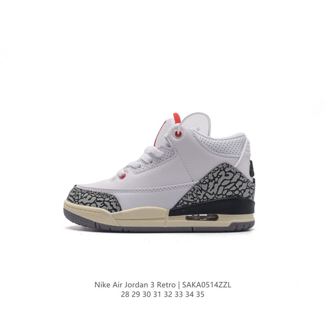 Aj3 Nike Air Jordan 3 Retro Se 3 3 Aj 1988 Nike Air Fn0344-901 28-35 Saka0514Zz