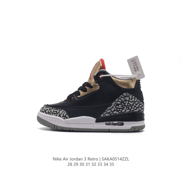 Aj3 Nike Air Jordan 3 Retro Se 3 3 Aj 1988 Nike Air Fn0344-901 28-35 Saka0514Zz