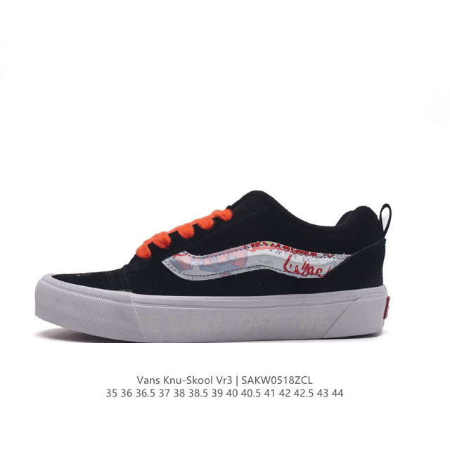 Vans Knu-Skool Vr3 Lx logo 2023 Vans knuskool imranpotato og 35-44 Sakw0518Zcl