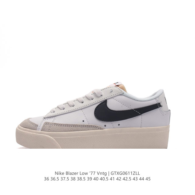 Nike Blazer Low '77 Vntg Swoosh Nike Blazer Low '77 Vntg Dj0292 36 36.5 37.5 38