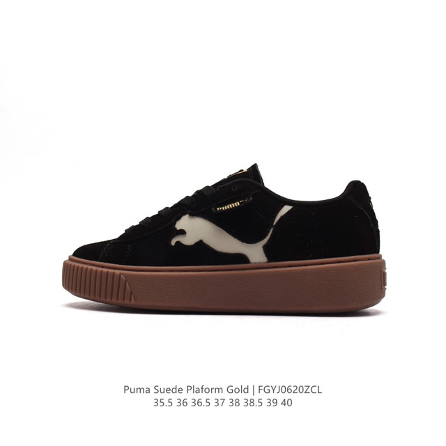 PUMA Suede Platform Gold : 372613 Size: 35.5-40 : FGYJ0620ZCL