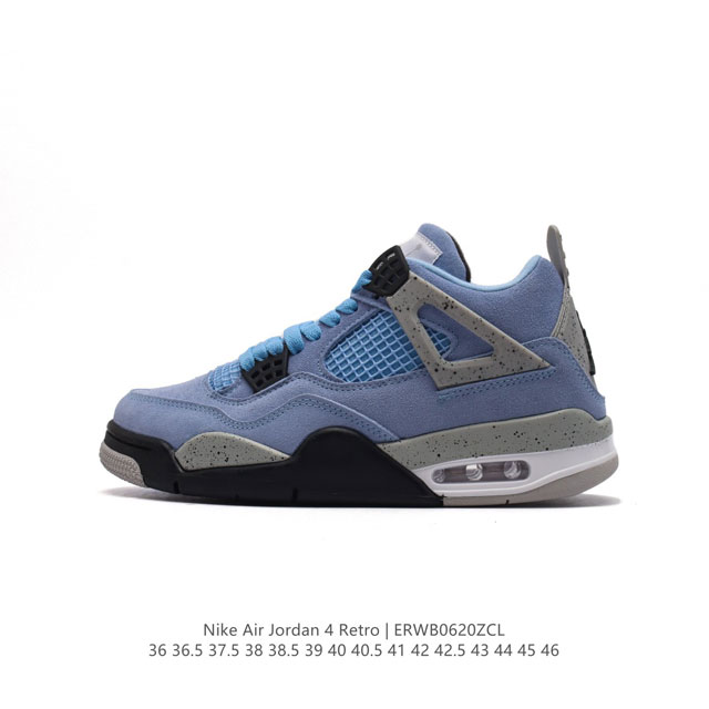 Nike Air Jordan 4 Retro OG AJ4 4 Air Sole 308497-116 36-46 ERWB0620ZCL