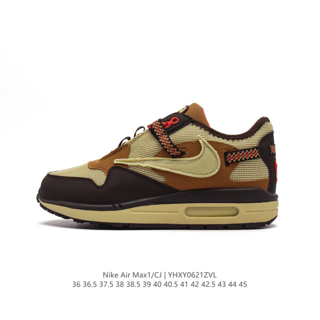 Travis Scott x Nike Air Max 1 Cactus Jack TS Swoosh Travis Scott Logo DO9392 36