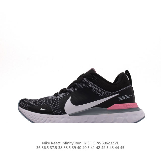 Nike React Infinity Run FK 3 PRM Nike React Flyknit Flyknit DH5392-007 36-45 OP