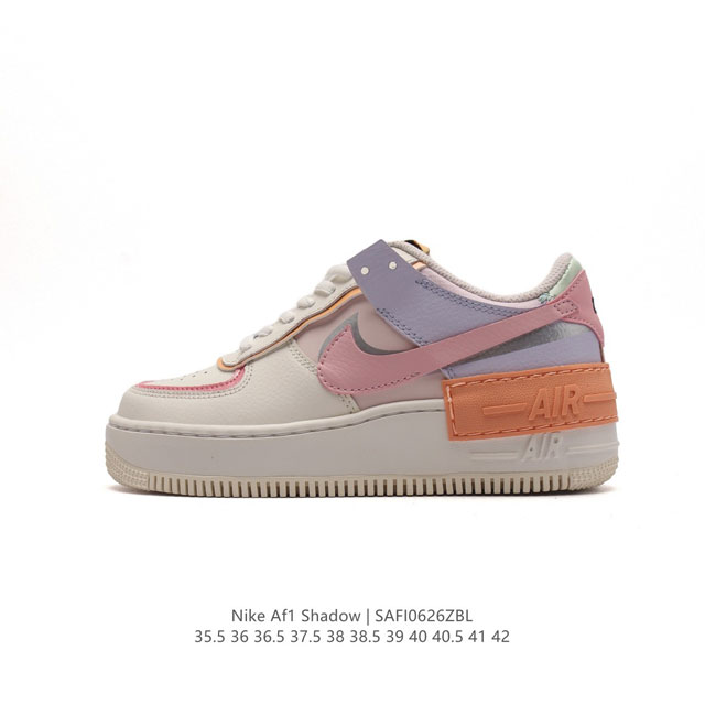 NIKE AF1 af1 Nike Air Force 1 Shadow Sacai x Nike Swoosh AIR CI0919-111 35.5 36