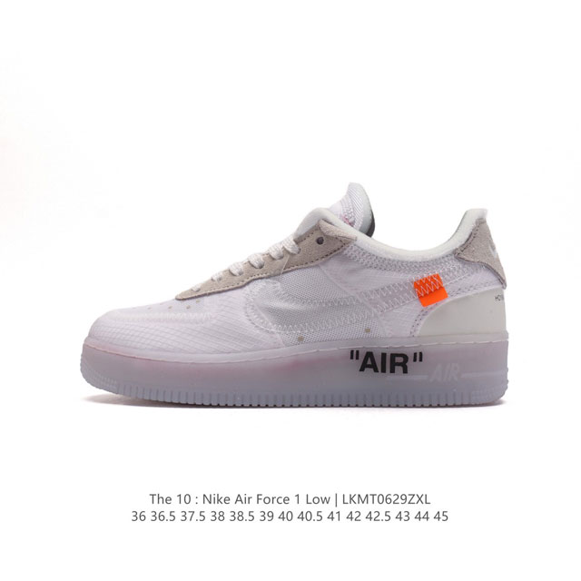 Nike OFF-WHITE x Air Force 1 OW AIR AD4606 36 36.5 37.5 38 38.5 39 40 40.5 41 4