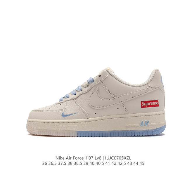 Supreme x Nike Air Force 1 Low AF1 Supreme BB9599-202 36 36.5 37.5 38 38.5 39 4