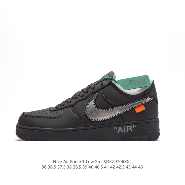 Off-White x NK Air Force 1 MCA OW Prime Asia DX1419-500 36 36.5 37.5 38 38.5 39