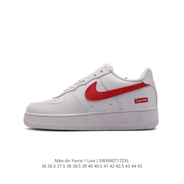 supreme X Nike Air Force 1 Low af1 supreme Cu9225-101 36 36.5 37.5 38 38.5 39 4