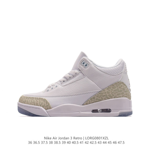 Aj3 Nike Air Jordan 3 Retro Se 3 3 Aj 1988 Nike Air 136064-111 36-47.5 Lorg0801