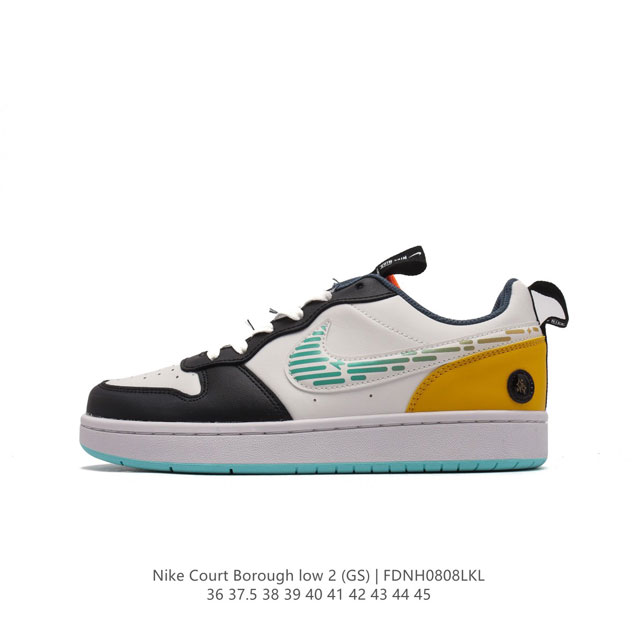 Nike Court Borough Low 2 Gs Bq5448 36-45 Fdnh0808Lkl