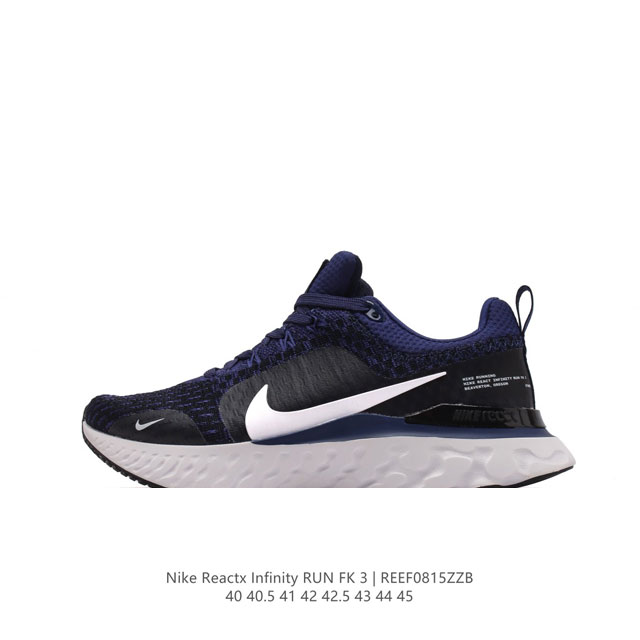 Nike React Infinity Run Fk 3 Prm Nike React Flyknit Flyknit Dz3025-001 40-45 Re