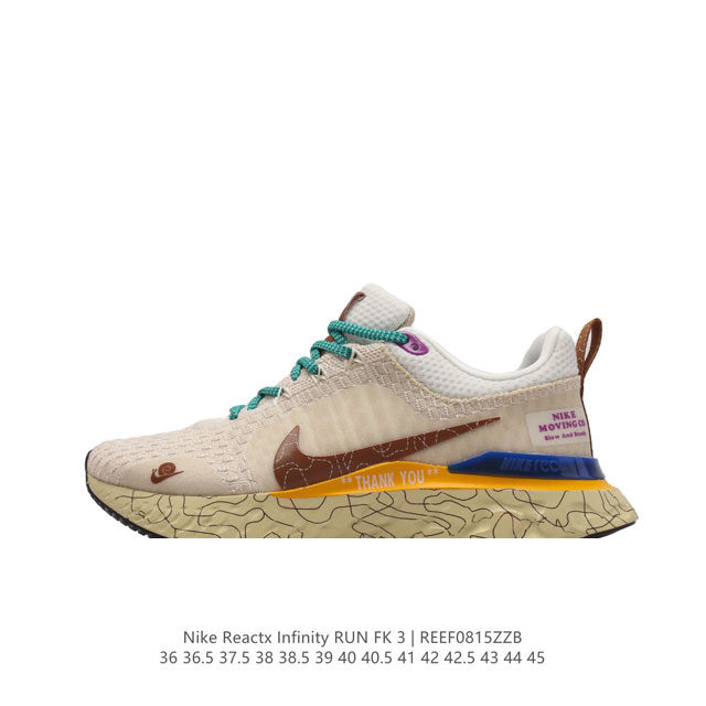 Nike React Infinity Run Fk 3 Prm Nike React Flyknit Flyknit Dz3025-001 36-45 Re