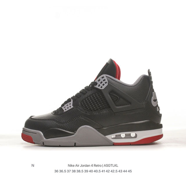 aj4 4 jordan pu air Og nike Wmns Air Jordan 4 Retro Off Noir aj4 36 37 38 39 40