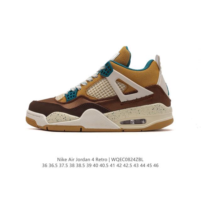 Nike Air Jordan 4 Retro Og aj4 4 Air Sole Fb2214-200 36 36.5 37.5 38 38.5 39 40