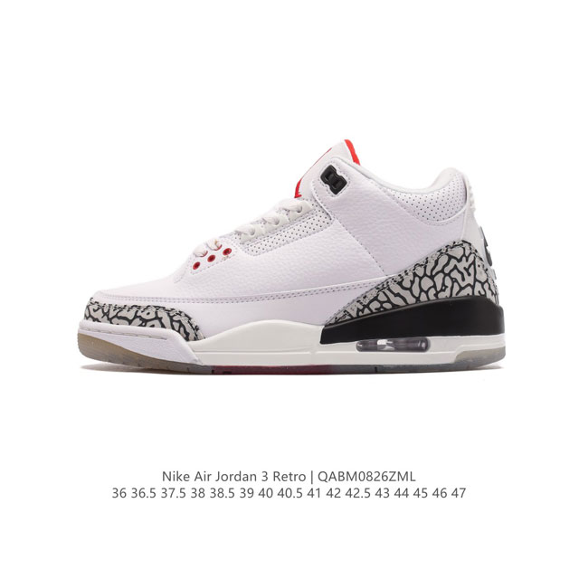 Aj3 Nike Air Jordan 3 Retro Se 3 3 Aj 1988 Nike Air Ct8532-106 36-47 Qabm0826Zm