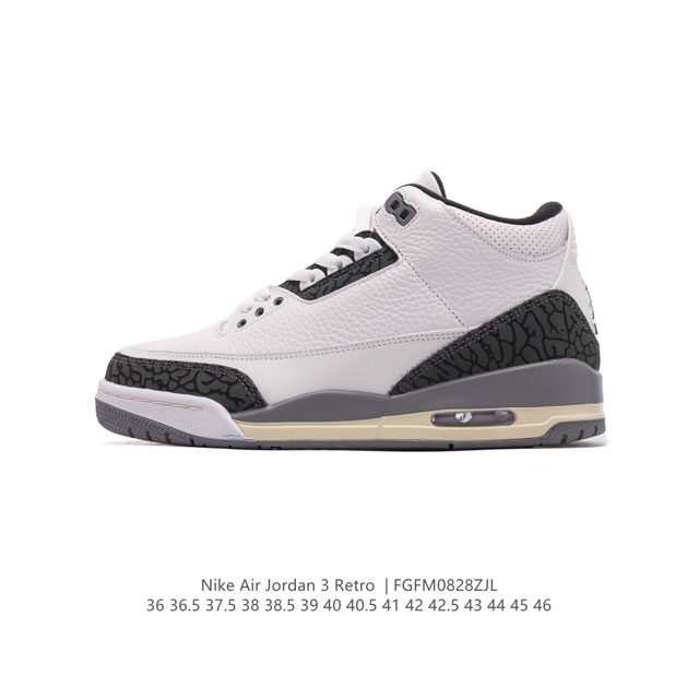 Aj3 Nike Air Jordan 3 Retro Se 3 3 Aj 1988 Nike Air Ct8532-106 36-46 Fgfm0828Zj