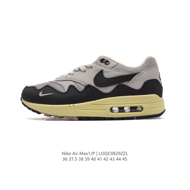 Nike Air Max 1 P Nike Patta Air Max Air Patta Dh1348-001 36-45 Loqc0819Zzl