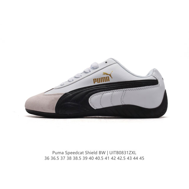 puma Speedcat Shield Bw : 397116 01 : 36 37 37.5 38 38.5 39 40 40.5 41 42 42.5