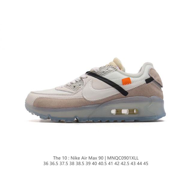 Off-White X Nike Air Max90 Off-White X Nike Air Max90 Ow Aa7293-100 36-45 Mnqc0