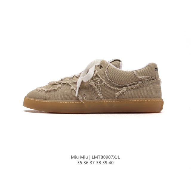 Miu Miu 2024Ss logo low logo 35-40 Lmtb0907Xjl