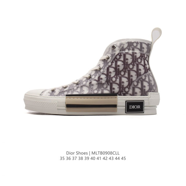 christian Dior # tr pu Dior B23 High Top Sneakers Cd Diamond cd 35-45 Mltb0908C