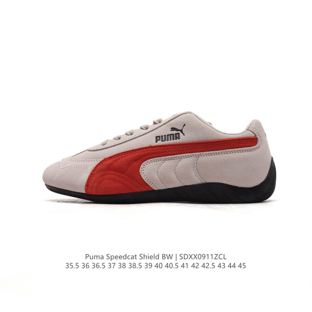 puma Speedcat Shield Bw : 387272 04 : 35.5 36 37 37.5 38 38.5 39 40 40.5 41 42