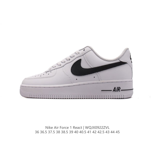 Nike Air Force 1 React Qs Fz0627-010 36-45 Wqjx0922Zvl