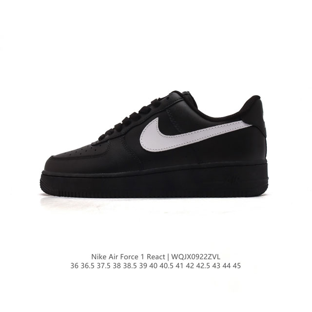 Nike Air Force 1 React Qs Fz0627-010 36-45 Wqjx0922Zvl