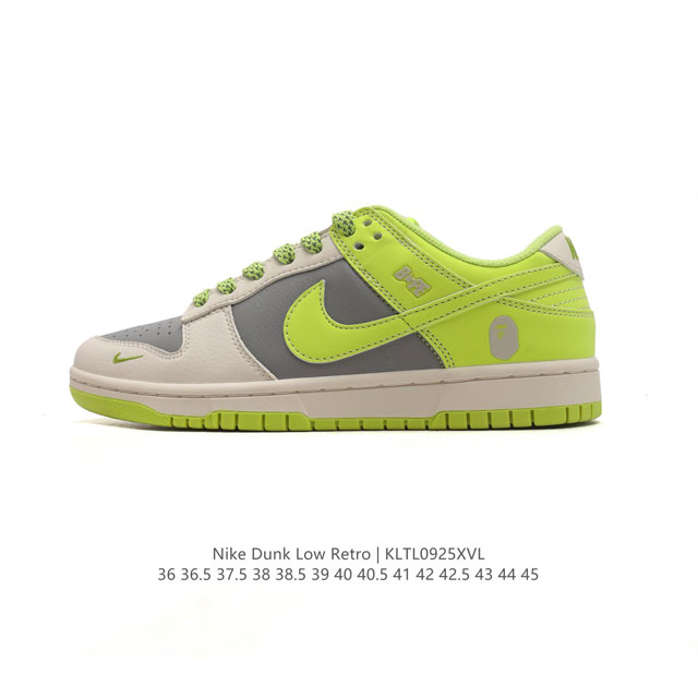 Bape X Nike Dunk Low made By Ideas ing Bb8969-001 36 36.5 37.5 38 38.5 39 40 40