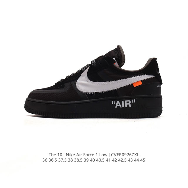 nike Off-White X Air Force 1 Ow Air Ao4606 36 36.5 37.5 38 38.5 39 40 40.5 41 4